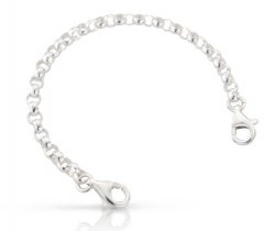 Sterling Silver Rolo Chain Bracelet Only